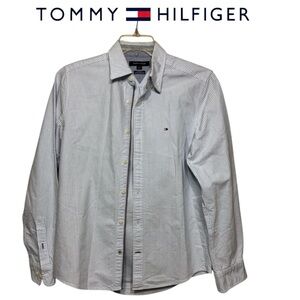 Men’s long sleeve Tommy Hilfiger shirt size smalll custom fit
